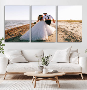 CSTM911-MGV-CV-60X30-3P-Custom Canvas Print - Personalized Wall Art for Home Decor Wall Art Print, Create Your Own Photo Canvas Print, Ready to Hang