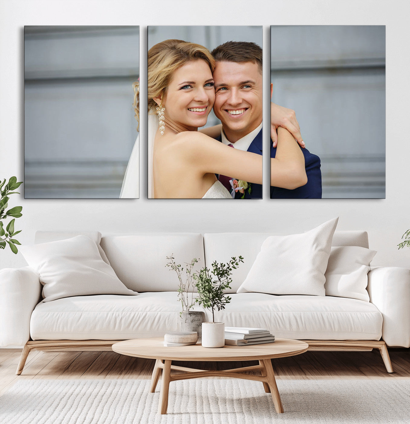 CSTM6030-MGV-CV-36X24-Custom Canvas Wall Art – Personalized Photo Print for Wedding, Anniversary or Gift, Ready to Hang Canvas for Home Decor