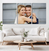 CSTM6030-MGV-CV-36X24-Custom Canvas Wall Art – Personalized Photo Print for Wedding, Anniversary or Gift, Ready to Hang Canvas for Home Decor