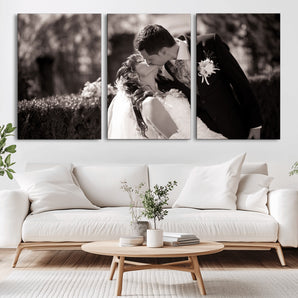 CSTM6030-MGV-CV-36X24-Custom Wedding Photo Print - Custom Wall Art Picture Print, Create Your Own Photo Canvas Print