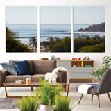 88336640-MGV-CV-36X24-Tropical Beach Scene Wall Art Canvas Print, Framed Coastal Photography Art Picture Print, Ocean Horizon Art Perfect Coastal Boho