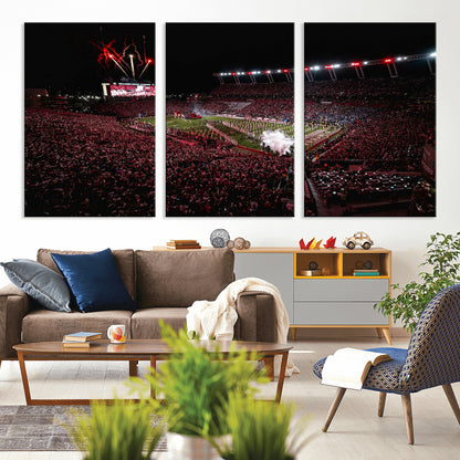60690191-MGV-CV-36X24-William Brice Stadium Wall Art – Baseball Artwork Print for Game Room, Basement, Dorm or Office Wall Decor